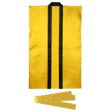 画像4: カラーロングハッピ　Jサイズ　ソフト サテン製 ハチマキ付 1枚 赤 青 黄 黒 金 緑 桃 ピンク 白 紫 オレンジ 運動会用品 学園祭 体育祭 文化祭 演技 ダンス (4)