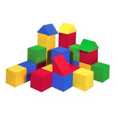 画像1: エバープレイブロック Ａセット ２２ピース 積木　ウレタン　 (1)