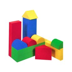 画像1: エバープレイブロック Bセット 10ピース 積木　ウレタン　 (1)