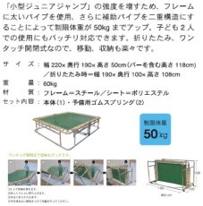 画像2: 新ジュニアジャンプ　安全カバー付き　トランポリン (2)
